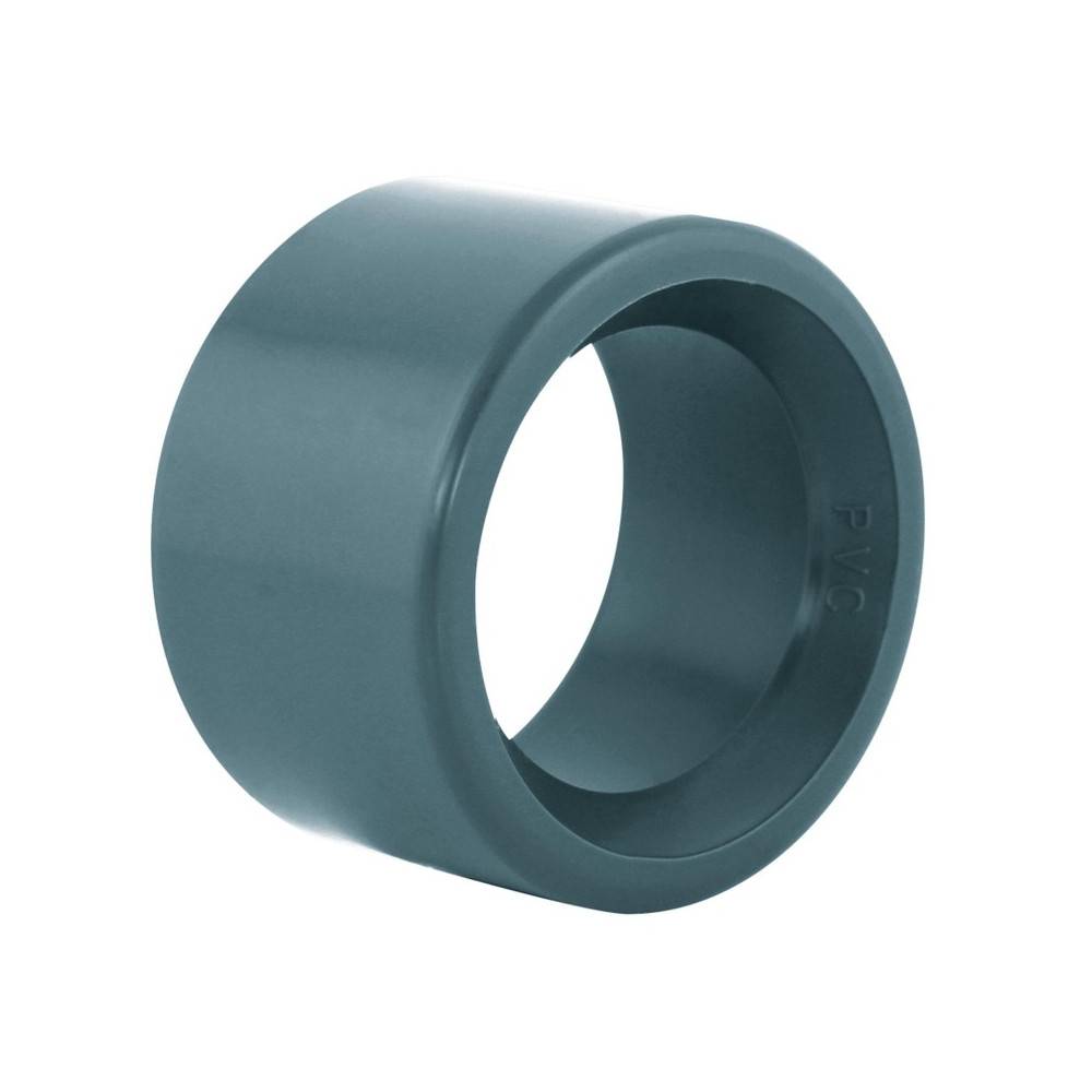 Réduction courte incorporée PVC pression mâle-femelle 90 x 75 - Gamm vert