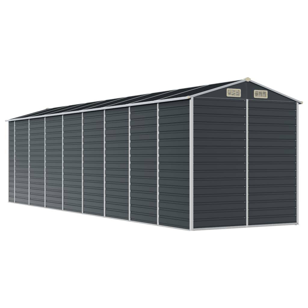 Vidaxl - Abri de jardin anthracite 191x725x198 cm acier galvanisé vidaXL 3188260 - Image 8