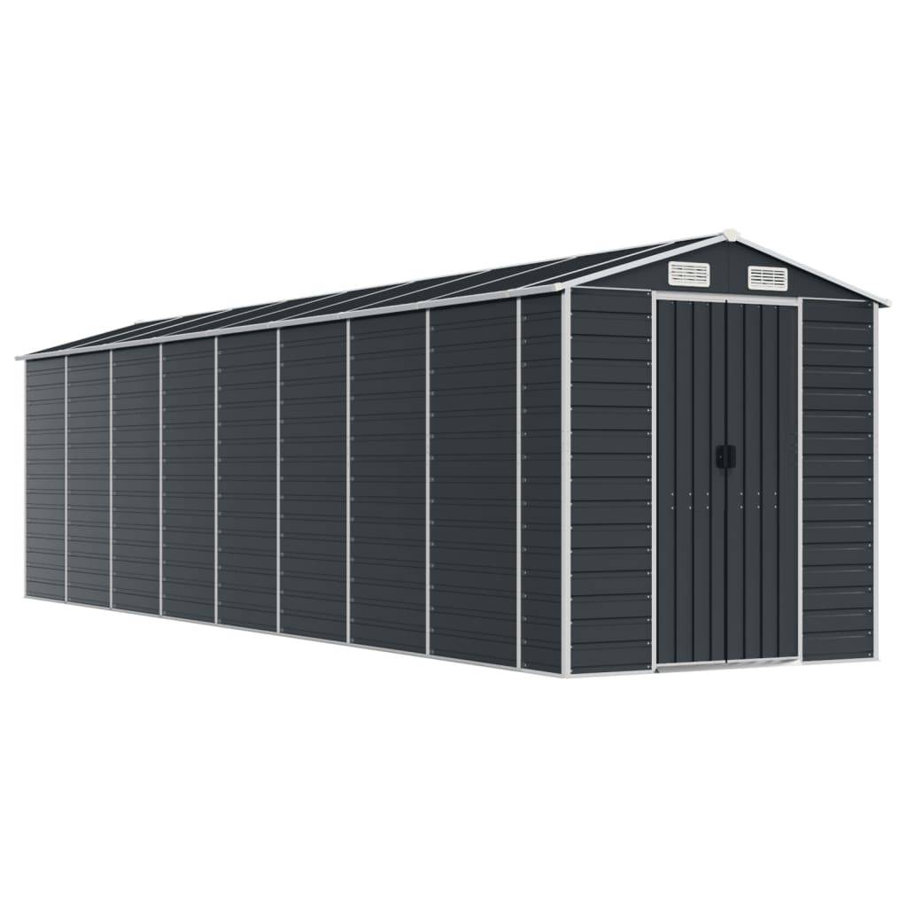 Vidaxl - Abri de jardin anthracite 191x725x198 cm acier galvanisé vidaXL 3188260 - Image 2