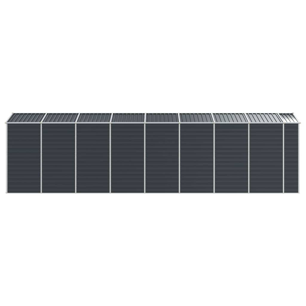 Vidaxl - Abri de jardin anthracite 191x725x198 cm acier galvanisé vidaXL 3188260 - Image 7