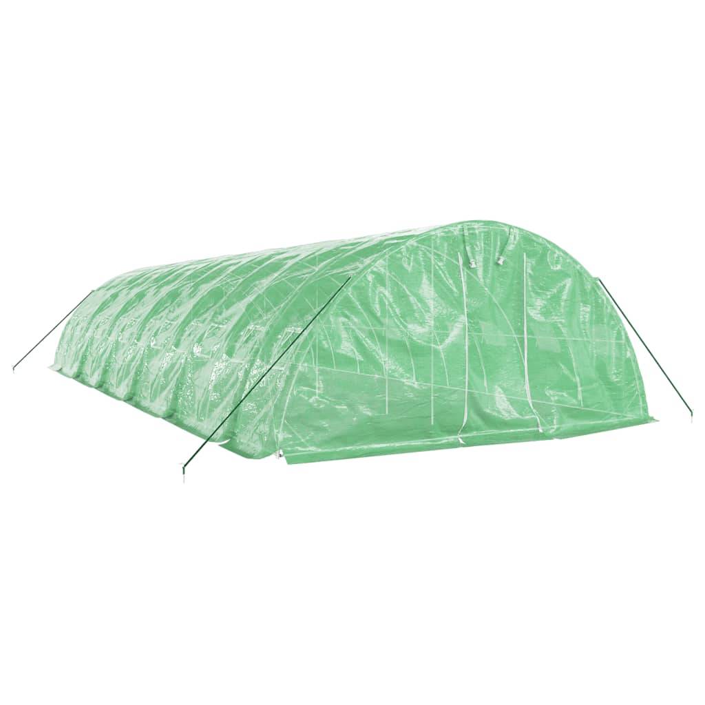 Serre Tunnel Jardin Acier Galvanisé PE Renforcé Culture 60m² 12x5x2,3m - ComfortXL Outdoor Living - Image 3
