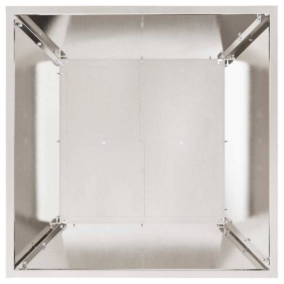Cache-pot de jardin 5 pcs | Bac à fleurs Argent 50 x 50 x 15 cm - Image 8