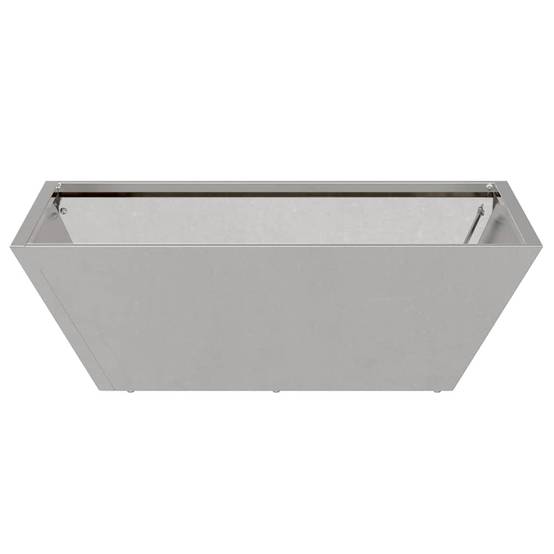Cache-pot de jardin 5 pcs | Bac à fleurs Argent 50 x 50 x 15 cm - Image 6