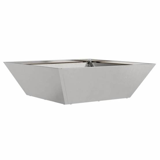 Cache-pot de jardin 5 pcs | Bac à fleurs Argent 50 x 50 x 15 cm - Image 5