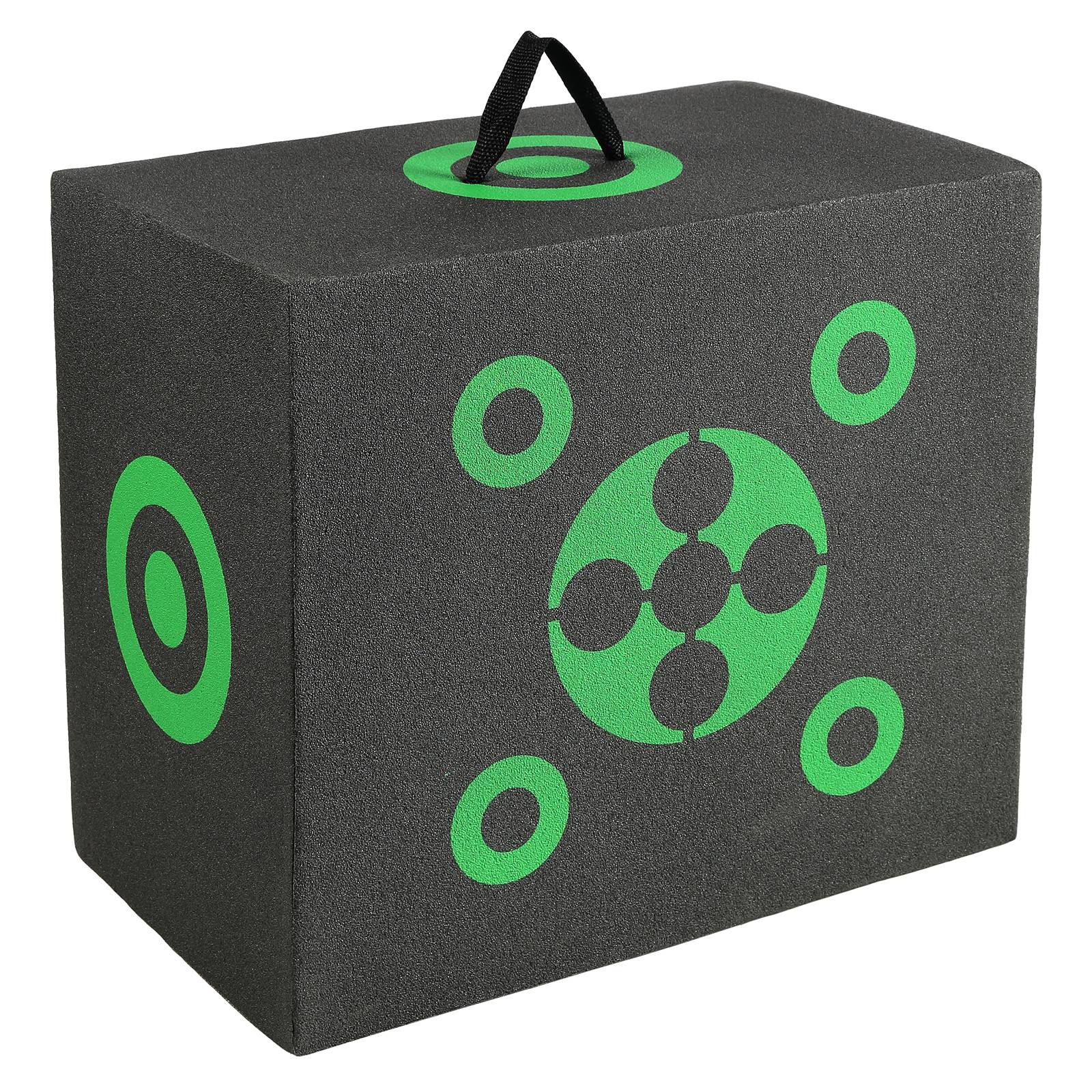 Vevor - VEVOR Cible de tir à l’arc 457x279x406 mm, cube portable en mousse XPE auto-réparable, haute visibilité, compatible arcs et arbalètes jusqu’à 20,4 kg. - Image 1