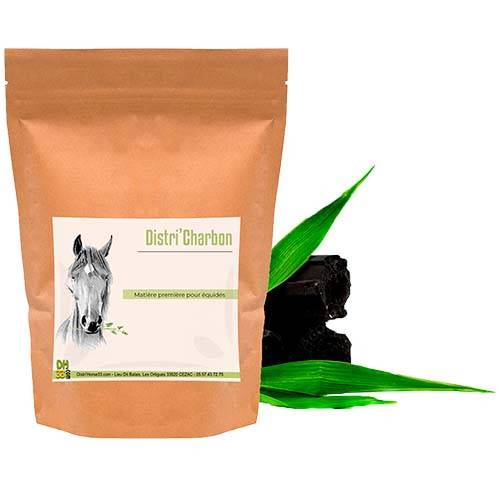 Charbon Végétal - Digestion cheval - 500g - Distri’Horse33 - Image 1