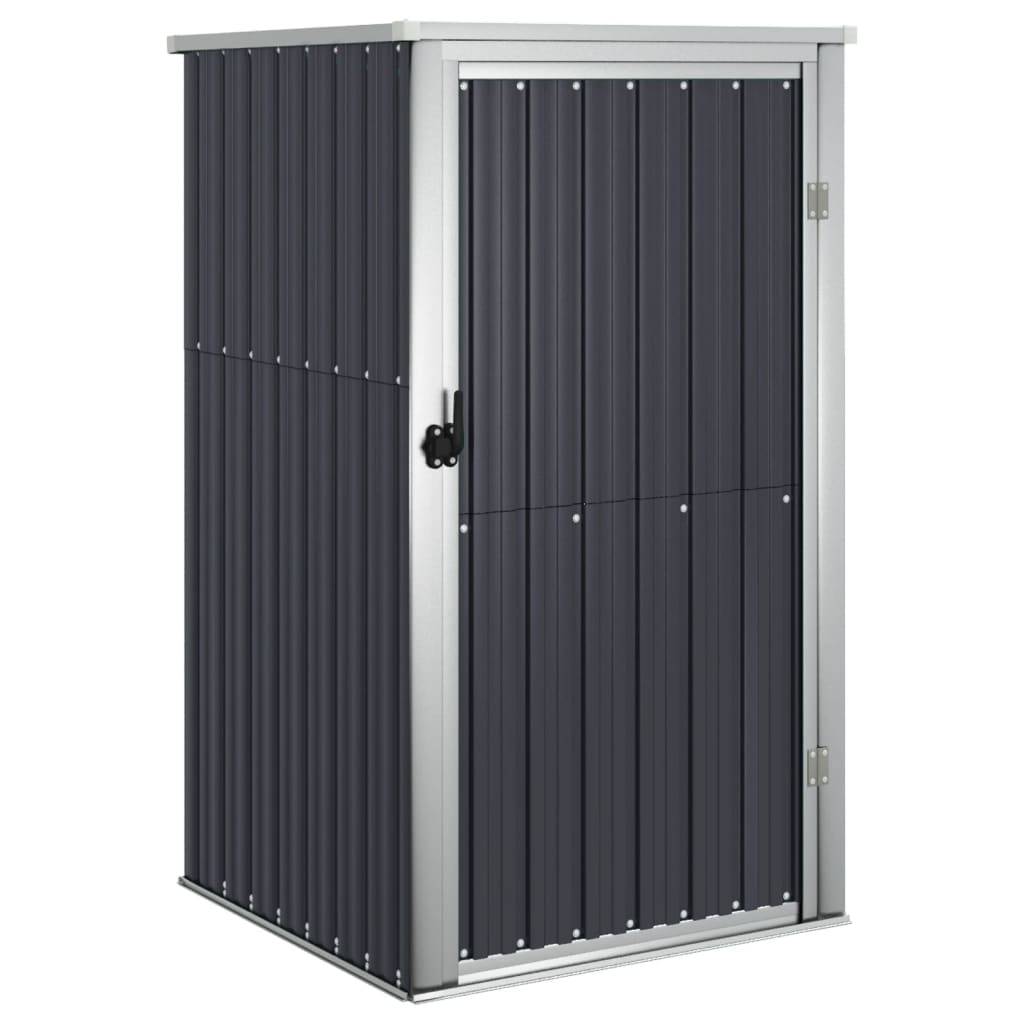 Abri de jardin 0.78m² Abri pour outil - anthracite 88x89x161 cm acier galvanisé - Meuble Pro MAISON CHIC - Image 1