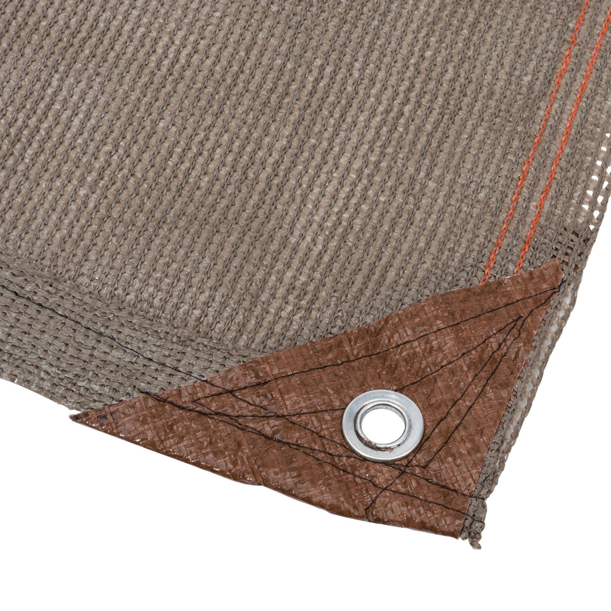 WERKA PRO - Brise vue taupe 220g/m2 WERKA PRO - 1,20 x 10m - Image 2