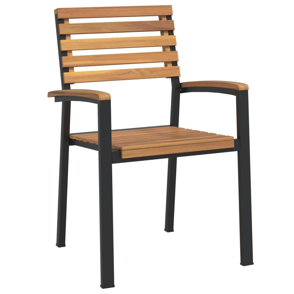 Prolenta Premium - Lot de 8 Chaise bois composite Ragnulf Naturel 56 X 54,5 X 87 cm - P95062N - Image 3