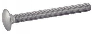 Acton - Boîte 100 Vis métaux tête ronde collet carré inox A2 DIN 603 ACTON - 6 x 80 mm - 622136X80