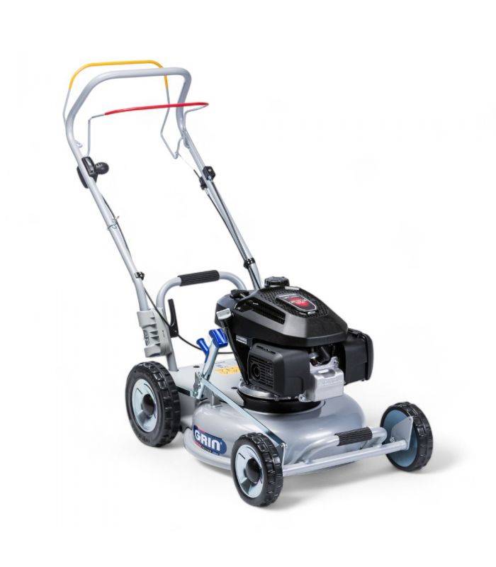 Grin - Tondeuse thermique tractée 46 cm, mulching extra-fin, moteur Honda 166cm³ - GRIN HM46A-HONDA - Image 1