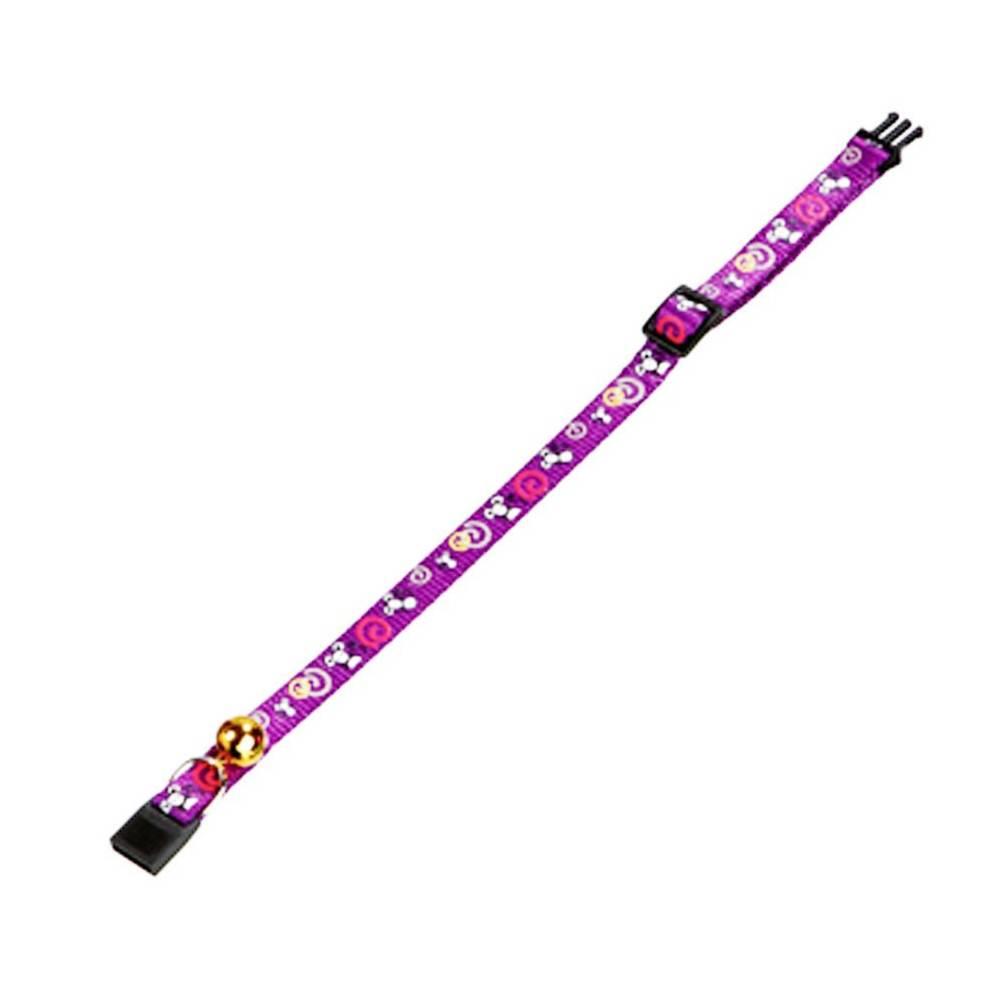 animallparadise - Collier réglable de 20 à 35 cm rose avec motif souris pour chat - Image 3