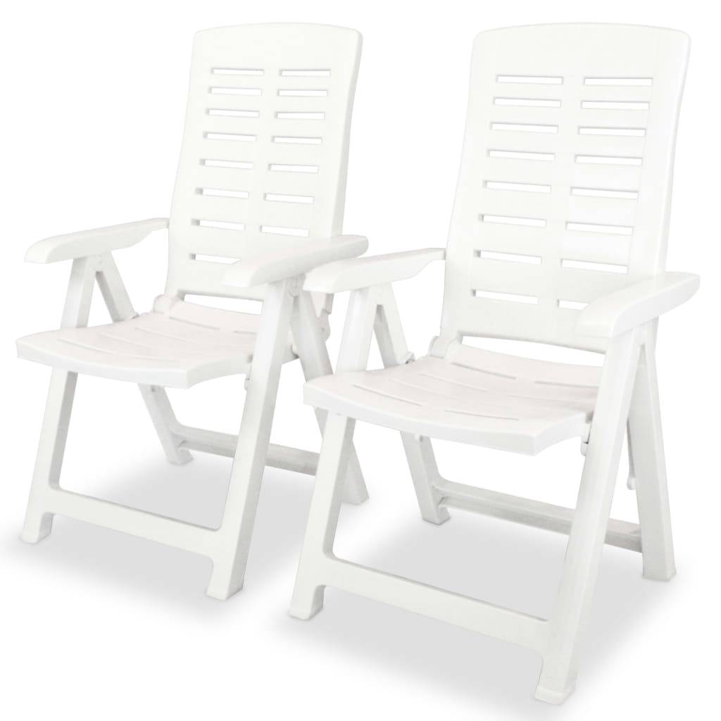 Chaise bois composite 2 places plastique blanc  60 x 61 x 108 cm  - Prolenta premium  p392.7 - Image 2
