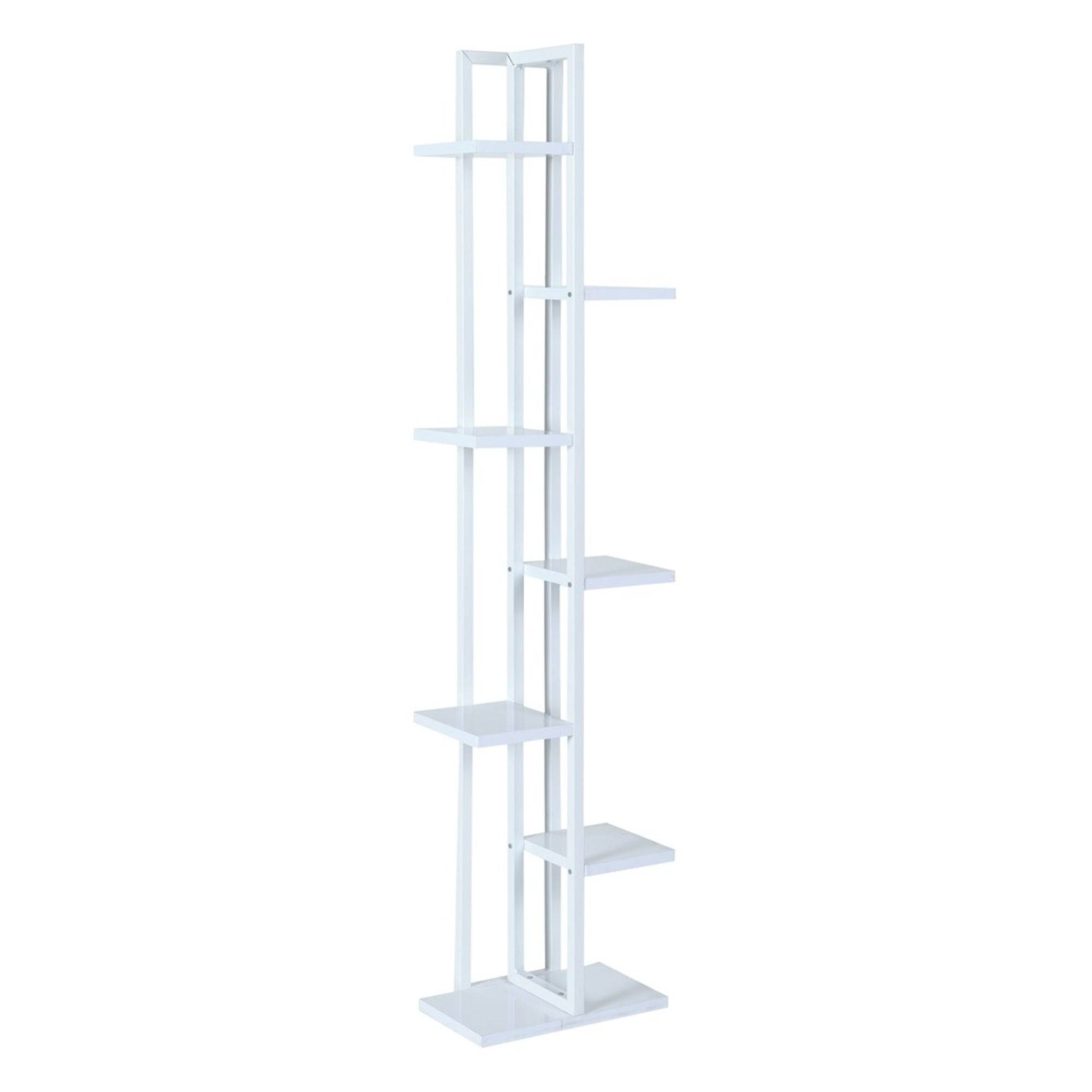 Helloshop26 - Support de plantes à 6 niveaux 150 x 34 x 21 cm blanc - Image 1