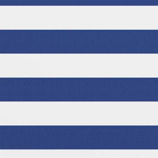 Écran de balcon Tissu Oxford Blanc et bleu 120 x 500 cm - PANGIVO - Image 2
