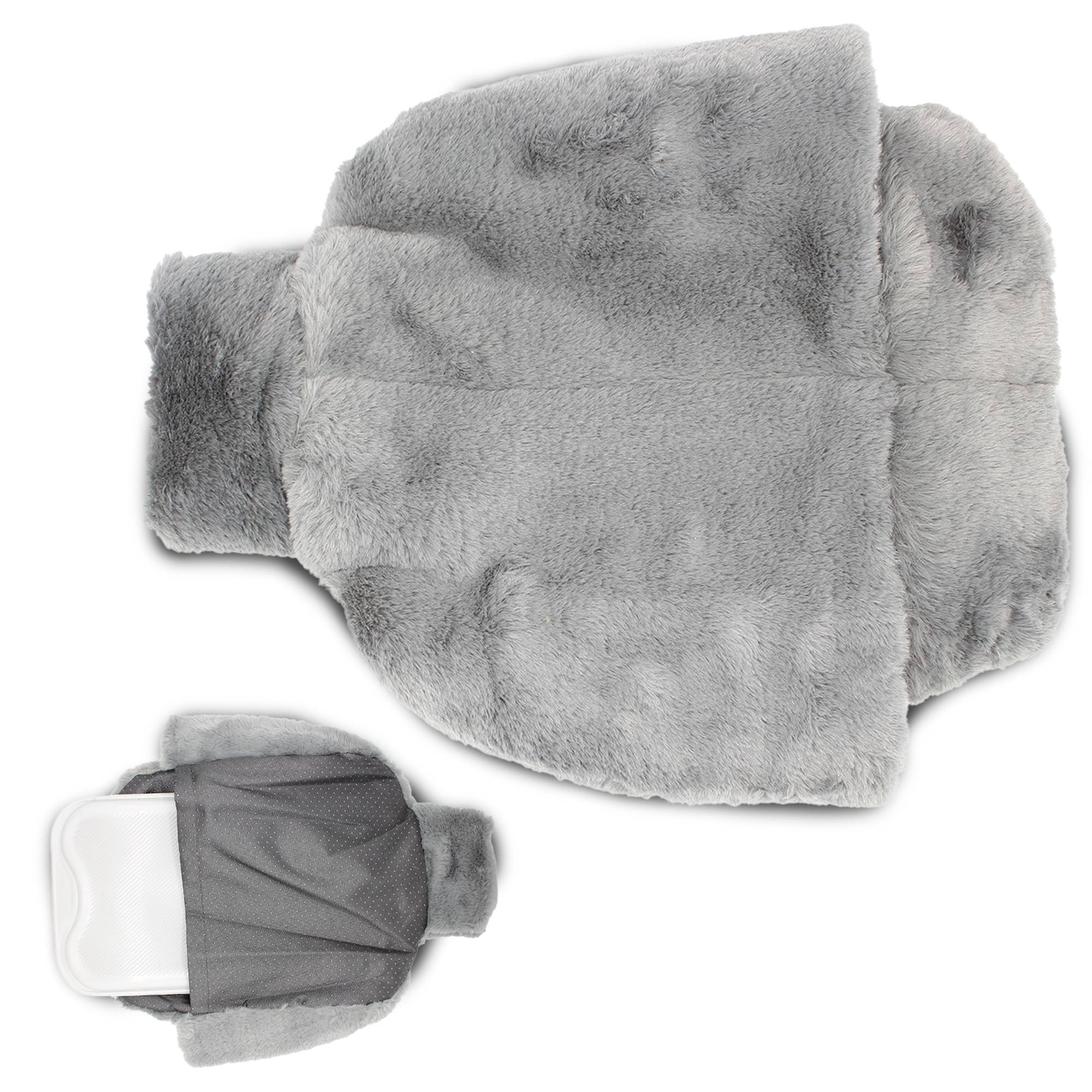 Fishtec - FISHTEC Bouillotte Chausson Chauffants Capacité de 1,8L - Chaleur Bien être Pantoufle Ultra Doux Chaussons bouillotte - Image 4