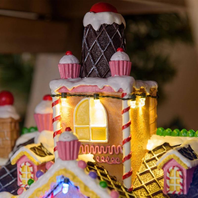 Lotti - Village de Noël animé à LED Bonbon Candy avec Petit Train et Musique Lotti - Image 7