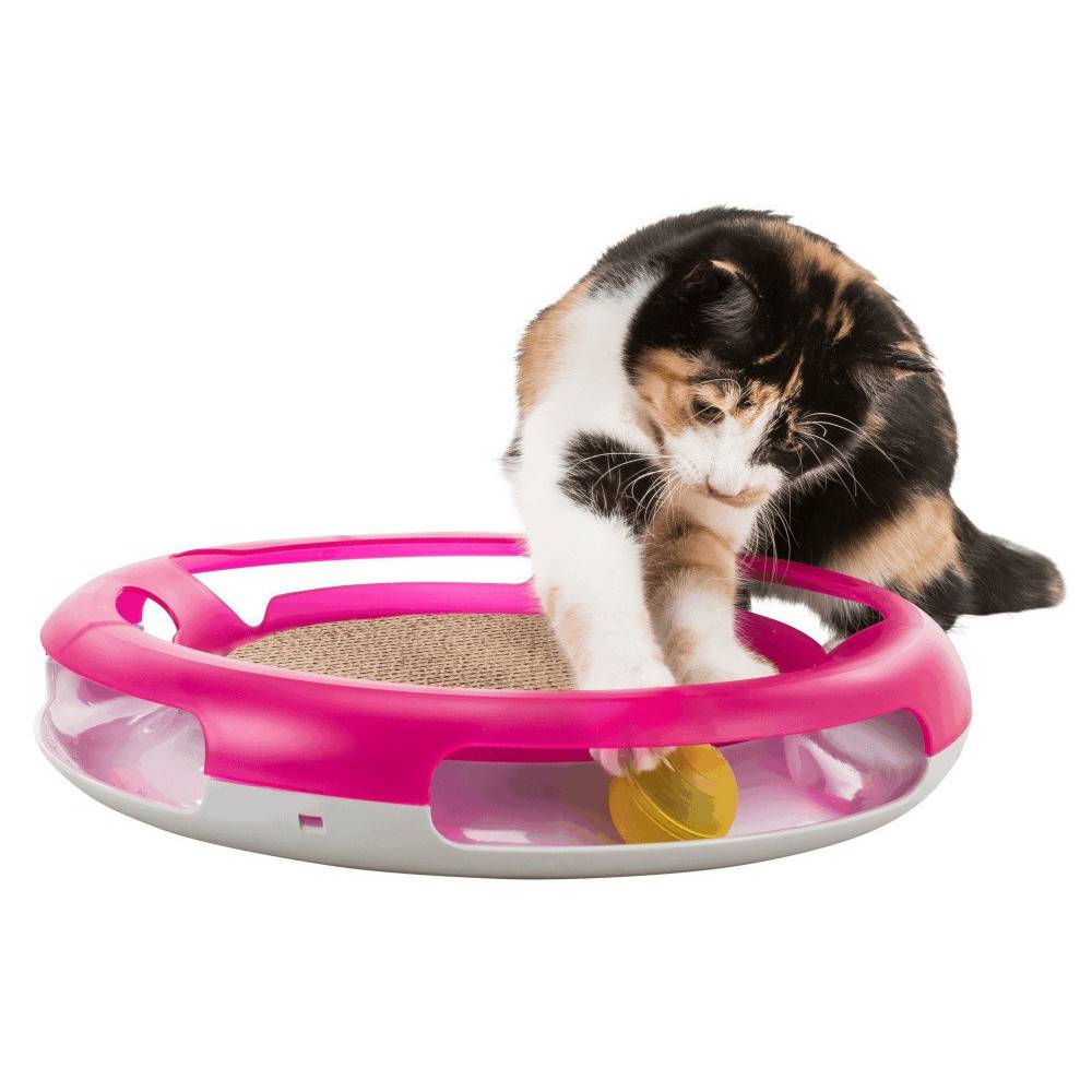 Trixie - Jouet pour chat Race & Scratch ø 37 cm - Image 1