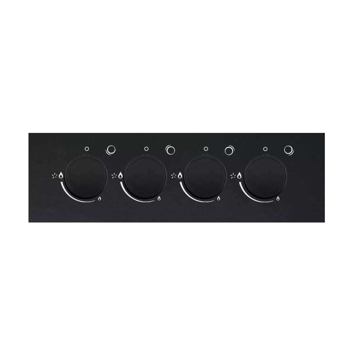 Table de cuisson gaz 60cm 4 feux noir SPG3465B Sauter - Image 2