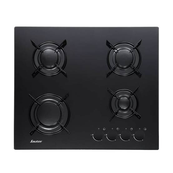 Table de cuisson gaz 60cm 4 feux noir SPG3465B Sauter - Image 1