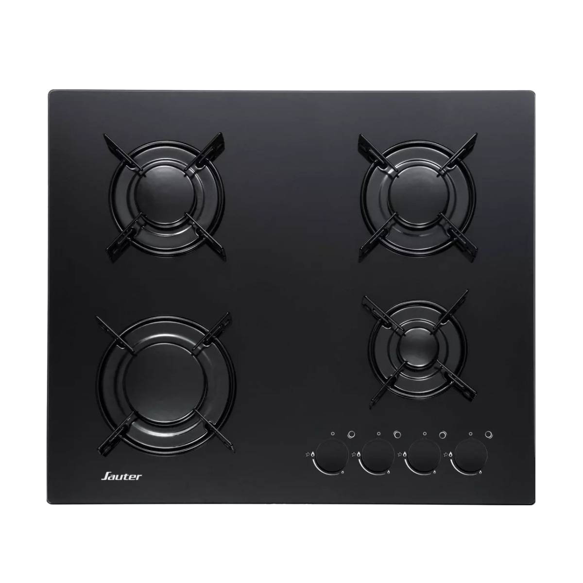Table de cuisson gaz 60cm 4 feux noir SPG3465B Sauter - Image 1