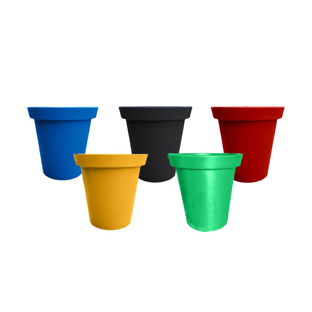 Plast'Up Rotomoulage - Pots de fleurs rond xxl delight 75l jo 2024-lot de 5