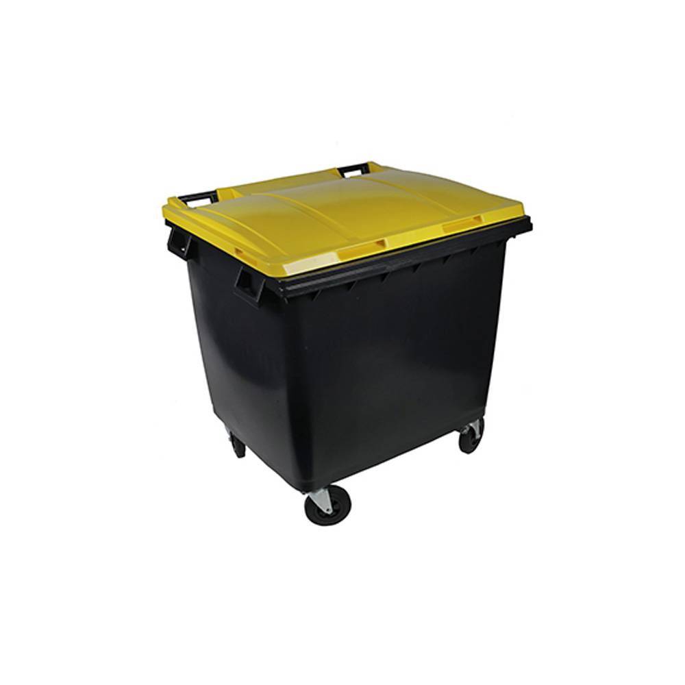 Bac roulant de tri sélectif 1000l - Gamm vert