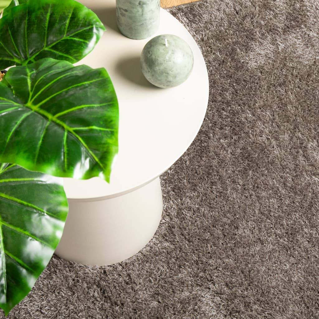 Grand Tapis de Salon ShaggyPolyester Lavable Moelleux Gris 200x280 cm – ComfortXL Outdoor Living - Image 7