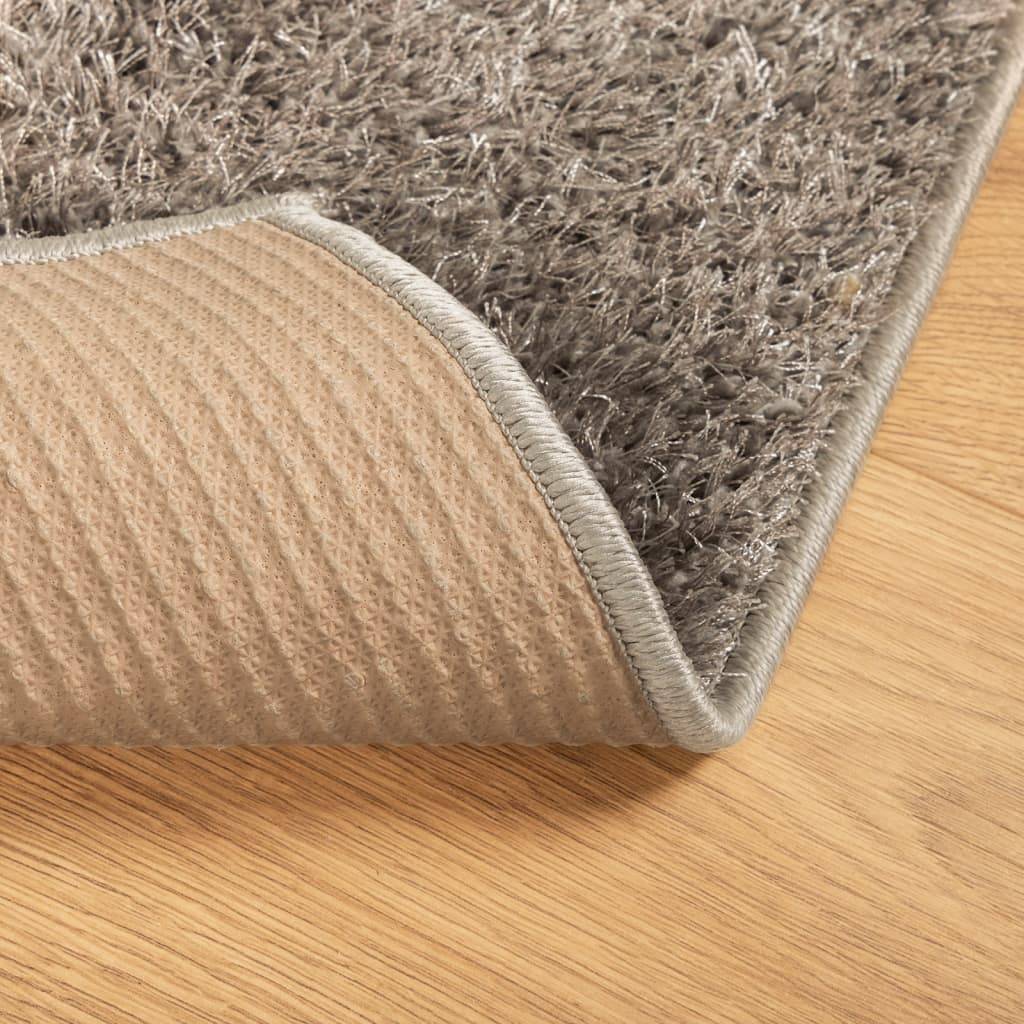 Grand Tapis de Salon ShaggyPolyester Lavable Moelleux Gris 200x280 cm – ComfortXL Outdoor Living - Image 5