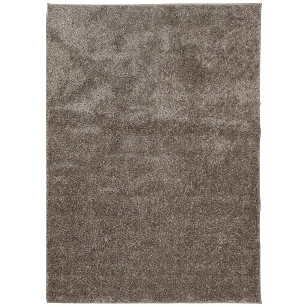 Grand Tapis de Salon ShaggyPolyester Lavable Moelleux Gris 200x280 cm – ComfortXL Outdoor Living - Image 2