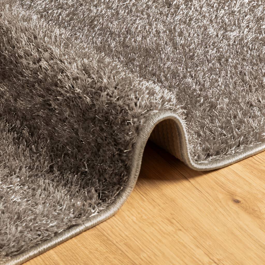 Grand Tapis de Salon ShaggyPolyester Lavable Moelleux Gris 200x280 cm – ComfortXL Outdoor Living - Image 6