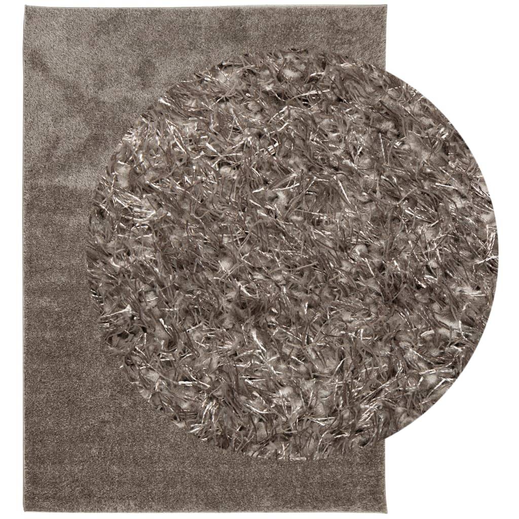 Grand Tapis de Salon ShaggyPolyester Lavable Moelleux Gris 200x280 cm – ComfortXL Outdoor Living - Image 3