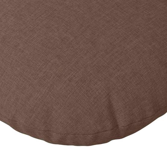Lot de 2 Coussins de Sol Ronds en Tissu Déhoussables pour Décoration Intérieure Marron Ø 40 cm – ComfortXL Outdoor Living - Image 7