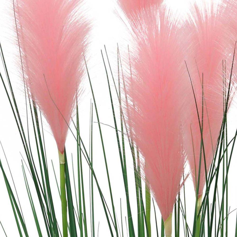 Jardindeco - Graminées et plumeaux de la Pampas artificiels hauteur 116 cm Plumeaux roses - Image 2