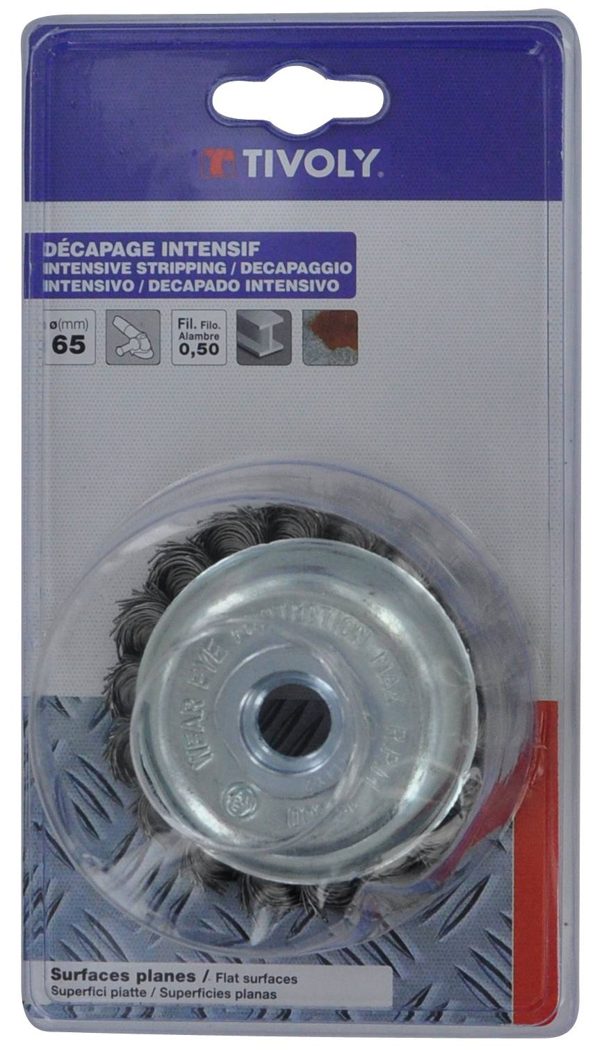 Tivoly - Brosse coupe meuleuse pour métal TIVOLY, Diam.65 mm - Image 2
