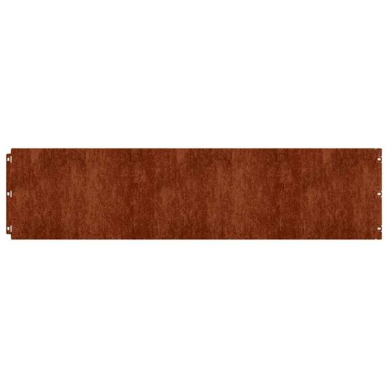 Bordure pelouse acier corten jardins cours blocage racines 10,3m x 25cm rouillé - ComfortXL Outdoor Living - Image 5