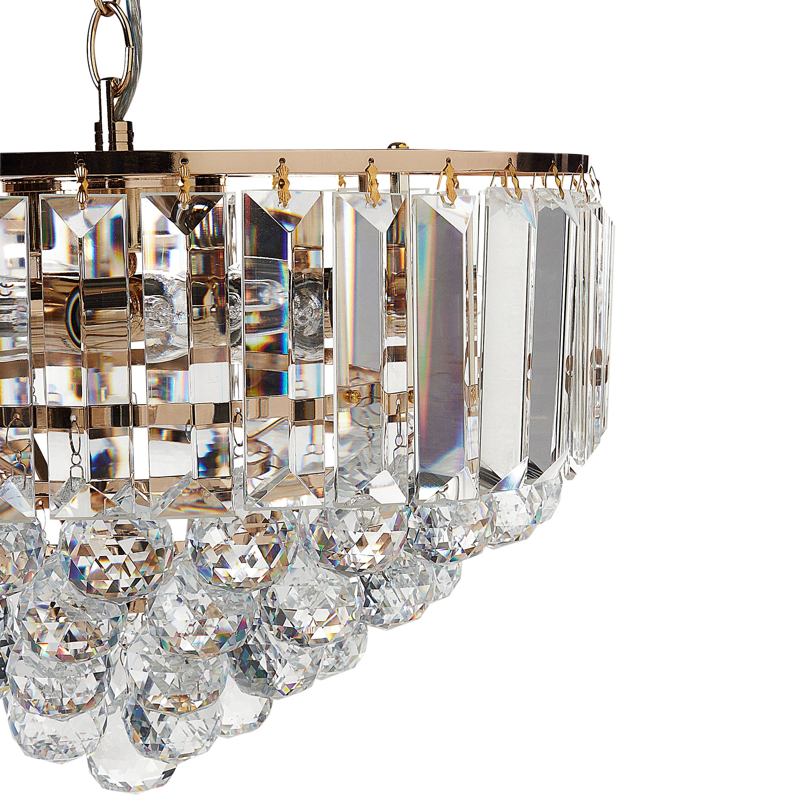 Beliani - Lampe suspension Cristal Doré ACHEIRO S - Beliani - Image 4