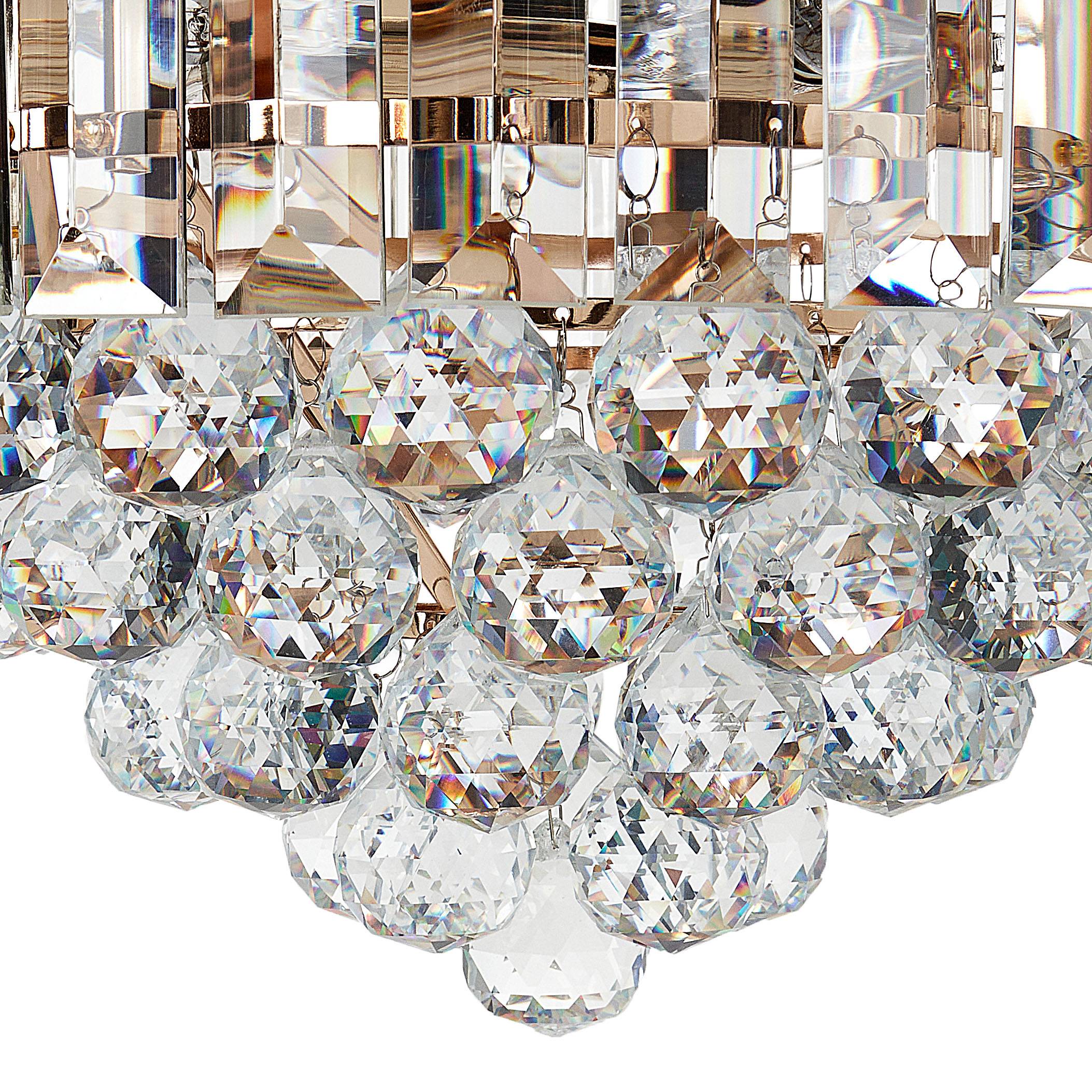 Beliani - Lampe suspension Cristal Doré ACHEIRO S - Beliani - Image 6