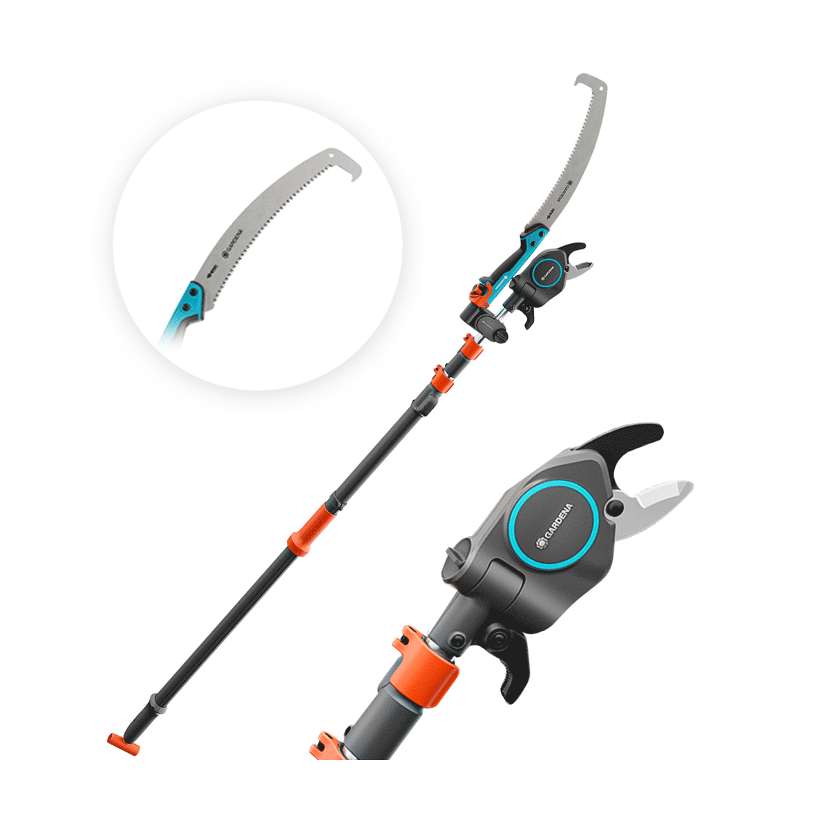 Gardena - Coupe Branche GARDENA StarCut Pro L Bypass + Scie - Portée 6.5m - Image 1