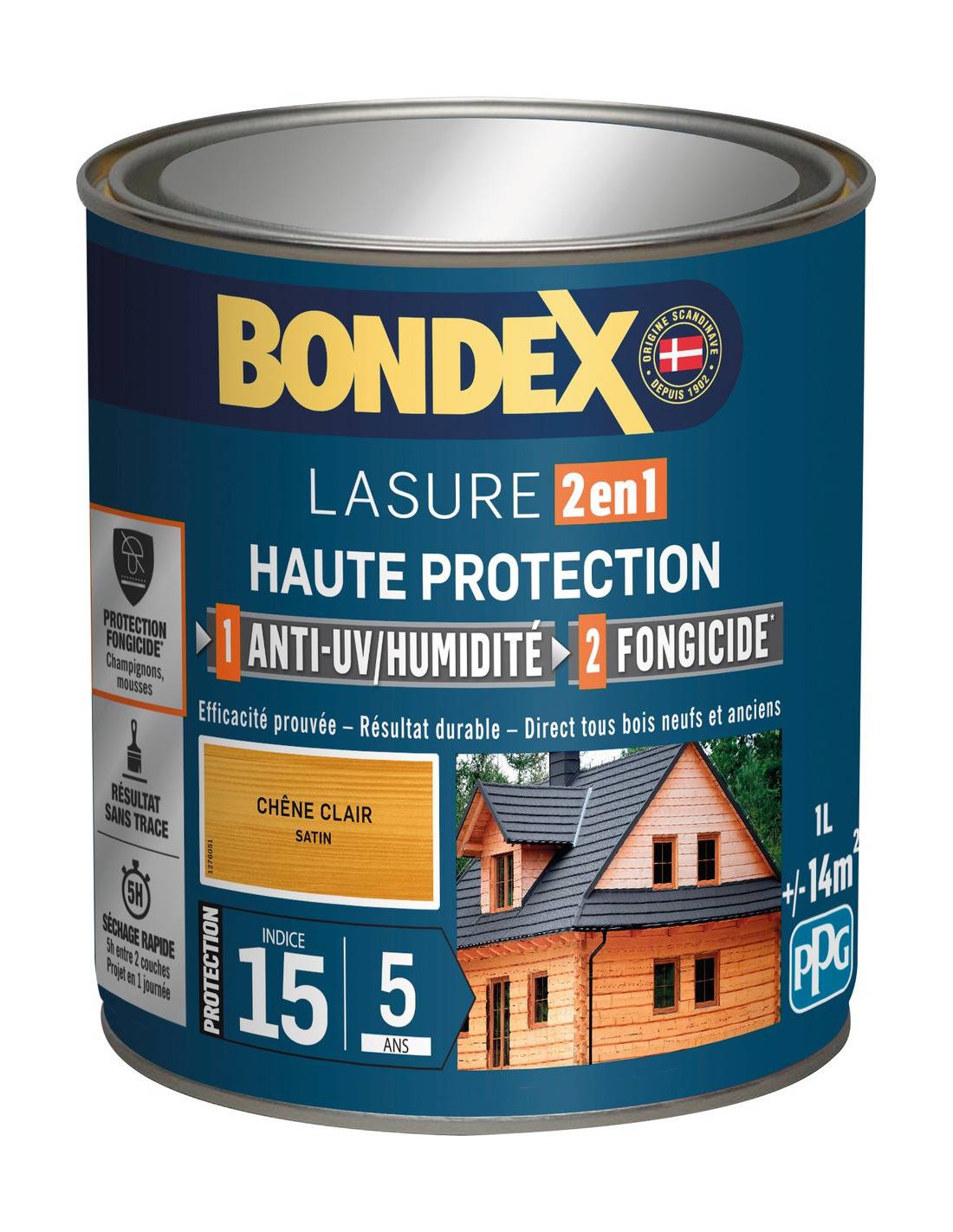 Bondex - Lsre 2en1 5ans Chene Clair