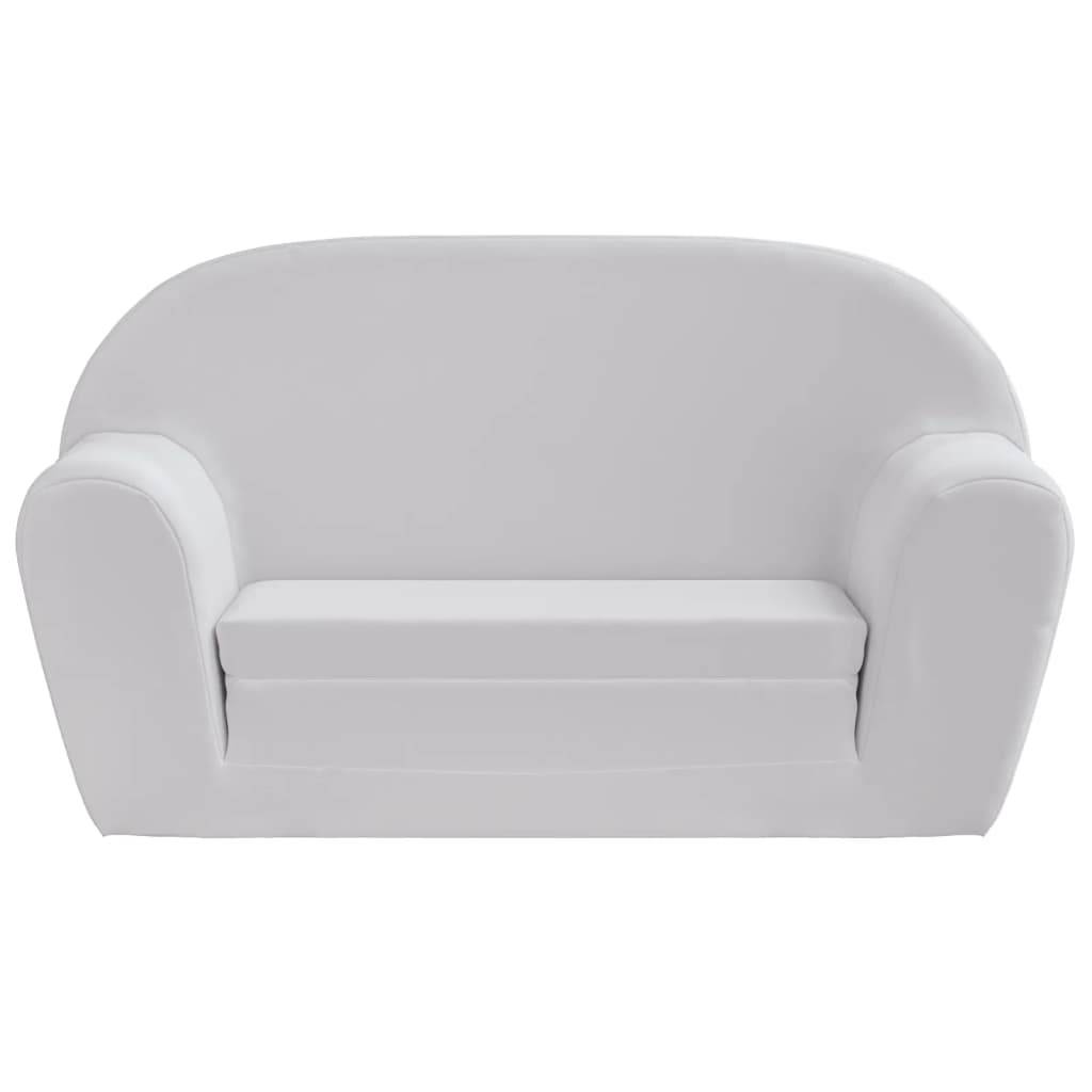 Chaise longue | Transat | Bain de soleil pliable pour enfants gris clair - Image 4
