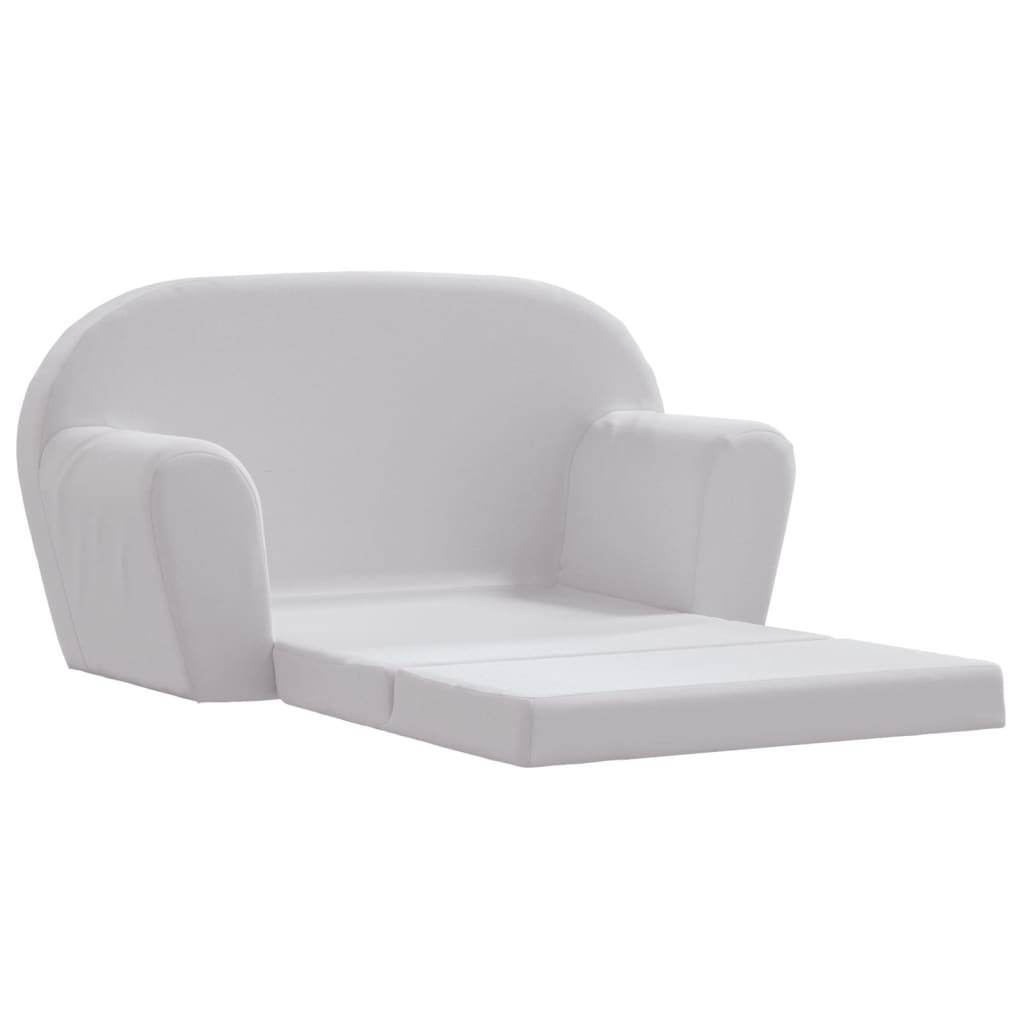 Chaise longue | Transat | Bain de soleil pliable pour enfants gris clair - Image 1