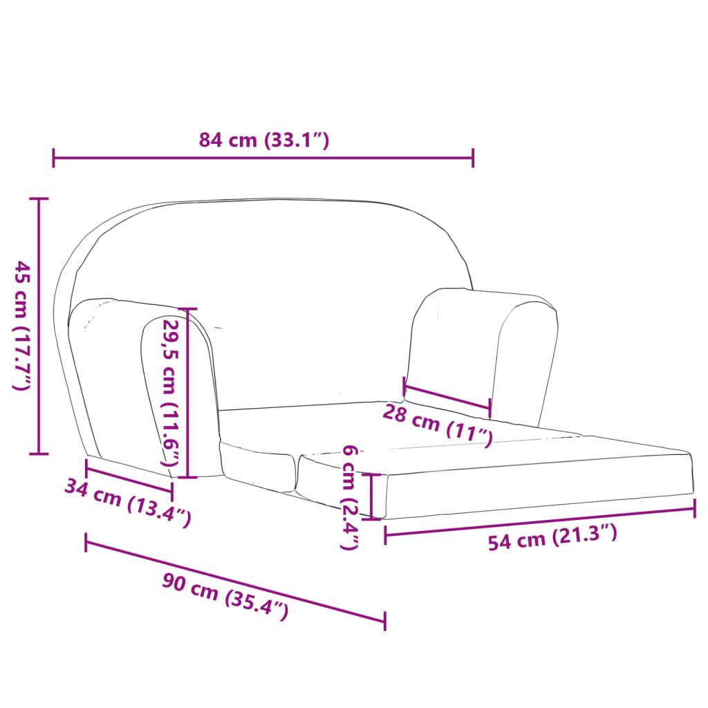 Chaise longue | Transat | Bain de soleil pliable pour enfants gris clair - Image 9
