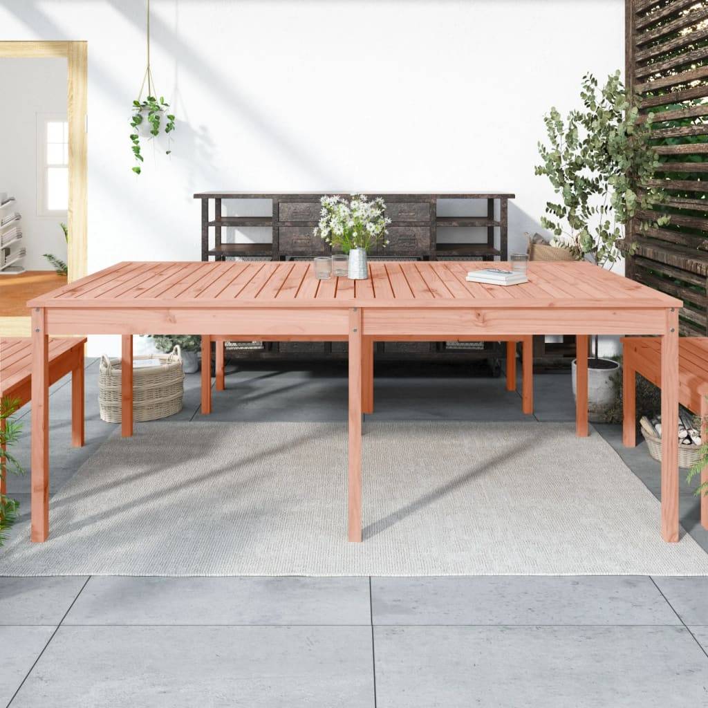 PANGIVO - Table de jardin bois massif de douglas 203,5 x 100 x 76 cm - PANGIVO - Image 1