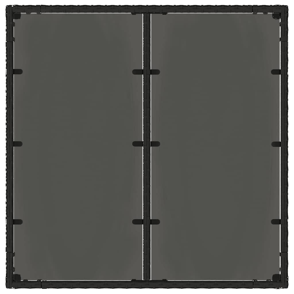 Vidaxl - Ensemble de salle à manger pour jardin 5 pcs Noir polyrotin vidaXL 3365387 - Image 9