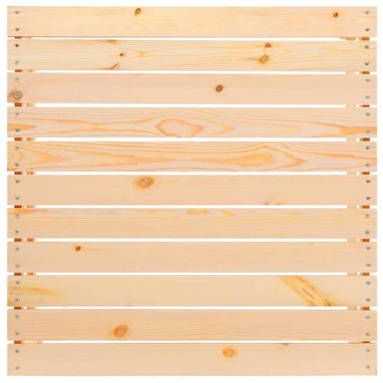 ComfortXL - Petit Salon de Jardin Bas 4 Pièces Bois de Pin Massif Modules Canapé et Table Basse Style Rustique Brun – ComfortXL Outdoor Living - Image 9