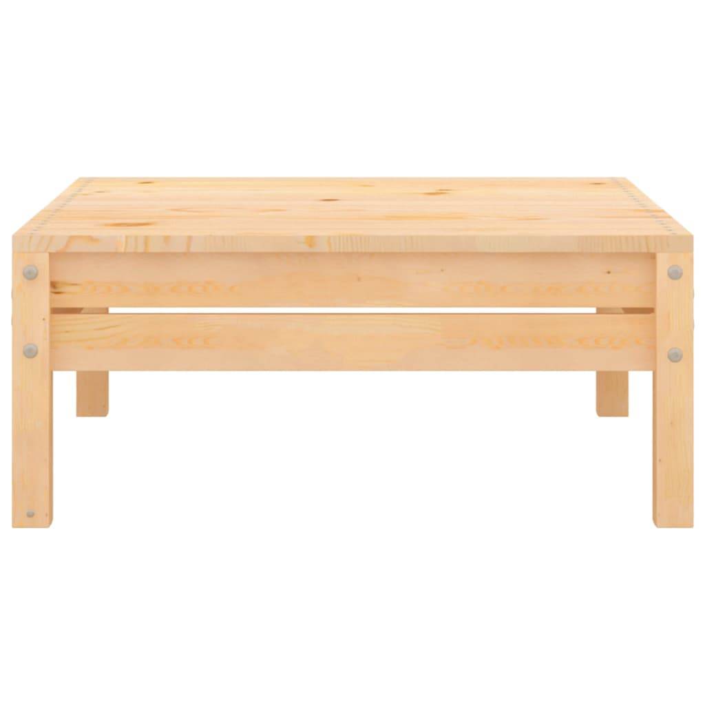 ComfortXL - Petit Salon de Jardin Bas 4 Pièces Bois de Pin Massif Modules Canapé et Table Basse Style Rustique Brun – ComfortXL Outdoor Living - Image 8
