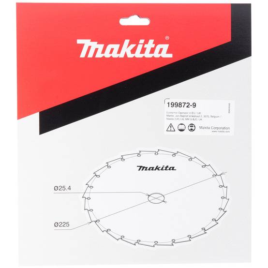 Lame pour débroussailleuse MAKITA 199872-9 255xX25,4x1,8mm 24T Makita - Image 2