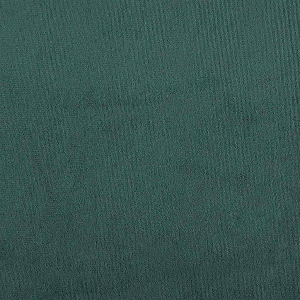 Lot de 2 Grands Coussins de Sol Velours Élégant Déhoussable pour Décoration Vert Foncé Ø 60 cm – ComfortXL Outdoor Living - Image 8
