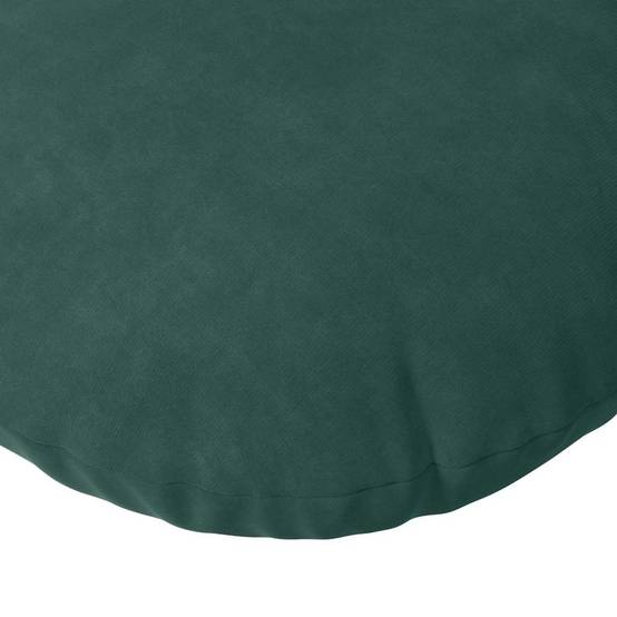 Lot de 2 Grands Coussins de Sol Velours Élégant Déhoussable pour Décoration Vert Foncé Ø 60 cm – ComfortXL Outdoor Living - Image 7